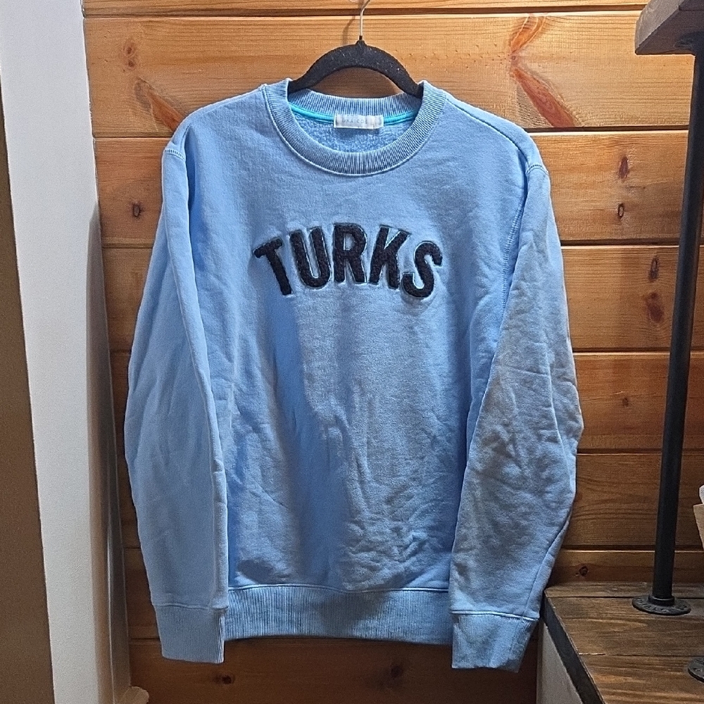 Okaicos TURKS medium Blue Crewneck 0241 PTP 22